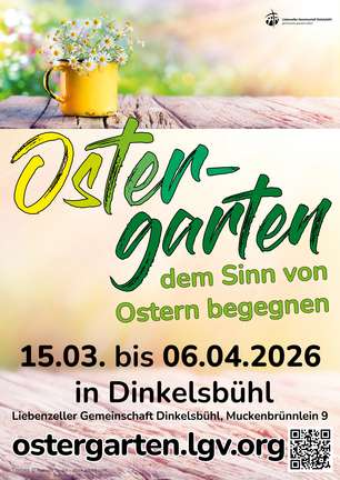 Ostergarten Plakat DIN A3